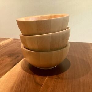 Pomerantz Wooden Bowls